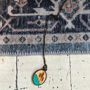 Canadian Artist Handmade Wooden Necklace